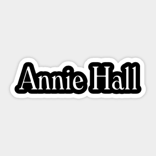 Annie Hall 1977 Sticker